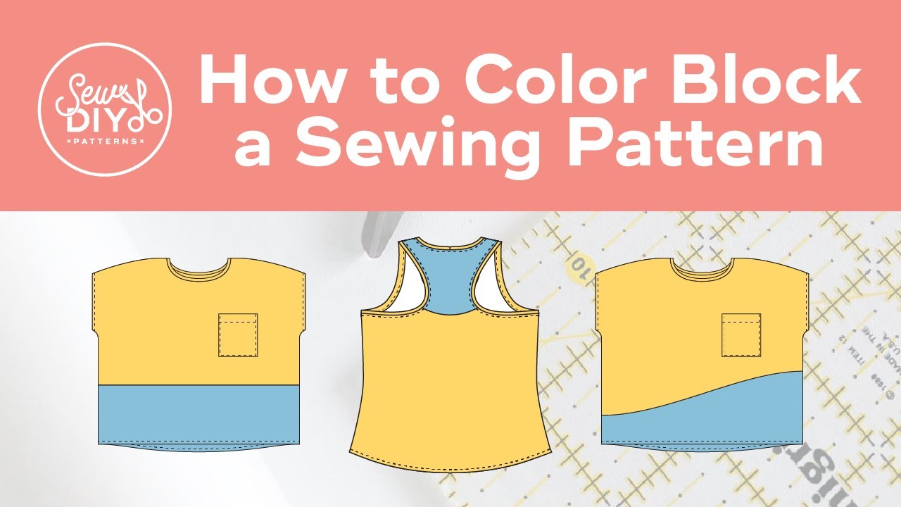 How to Color Block a Sewing Pattern (with demos and tips for success!) 