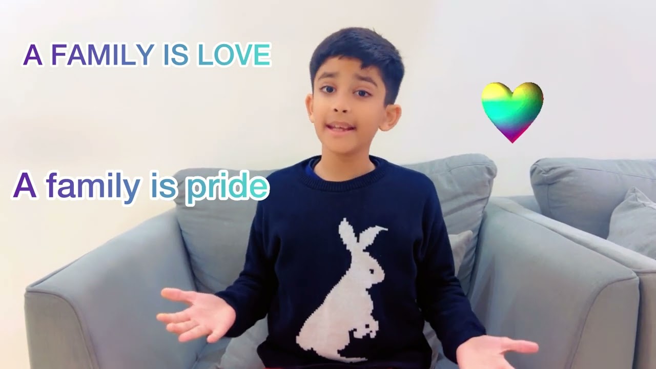 POEM RECITATION BY LAVIK || A FAMILY IS LOVE