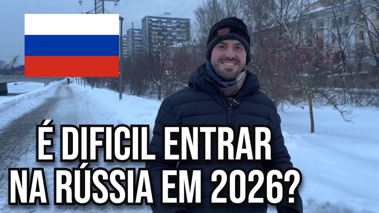 🇷🇺 Como entrar na Rússia em 2026? É difícil? Como é a Imigração? - Tirando todas as dúvidas
