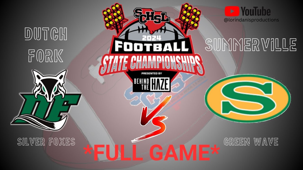 2024 South Carolina Class 5A D1 High School Football State Championship