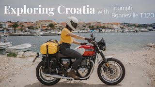 Motorcycle trip to Croatian coast with Triumph Bonneville T120