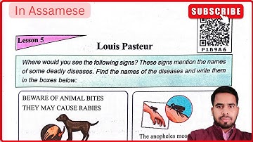 Class 8 English Lesson 5 Question Answer | Louis Pasteur Question Answer