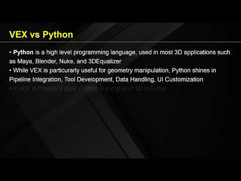 Houdini VEX | 06 - VEX vs Python