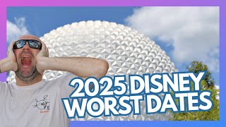 Don't go to Disney World or Universal Orlando on these dates! 🚫 #disneytraveltips