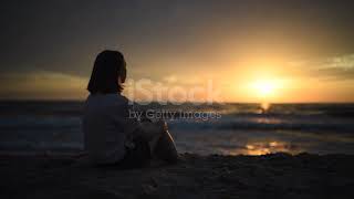 Young Girl Enjoying Sunset On The Beach Stock Video Download Video Clip Now Istock