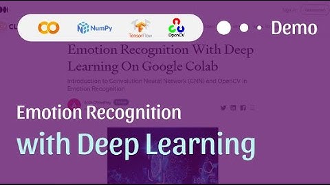 Demo: Emotion Recognition With Deep Learning | Ichsan Arsyi Putra