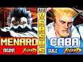 Sf6 menard akuma vs guile caba  high level