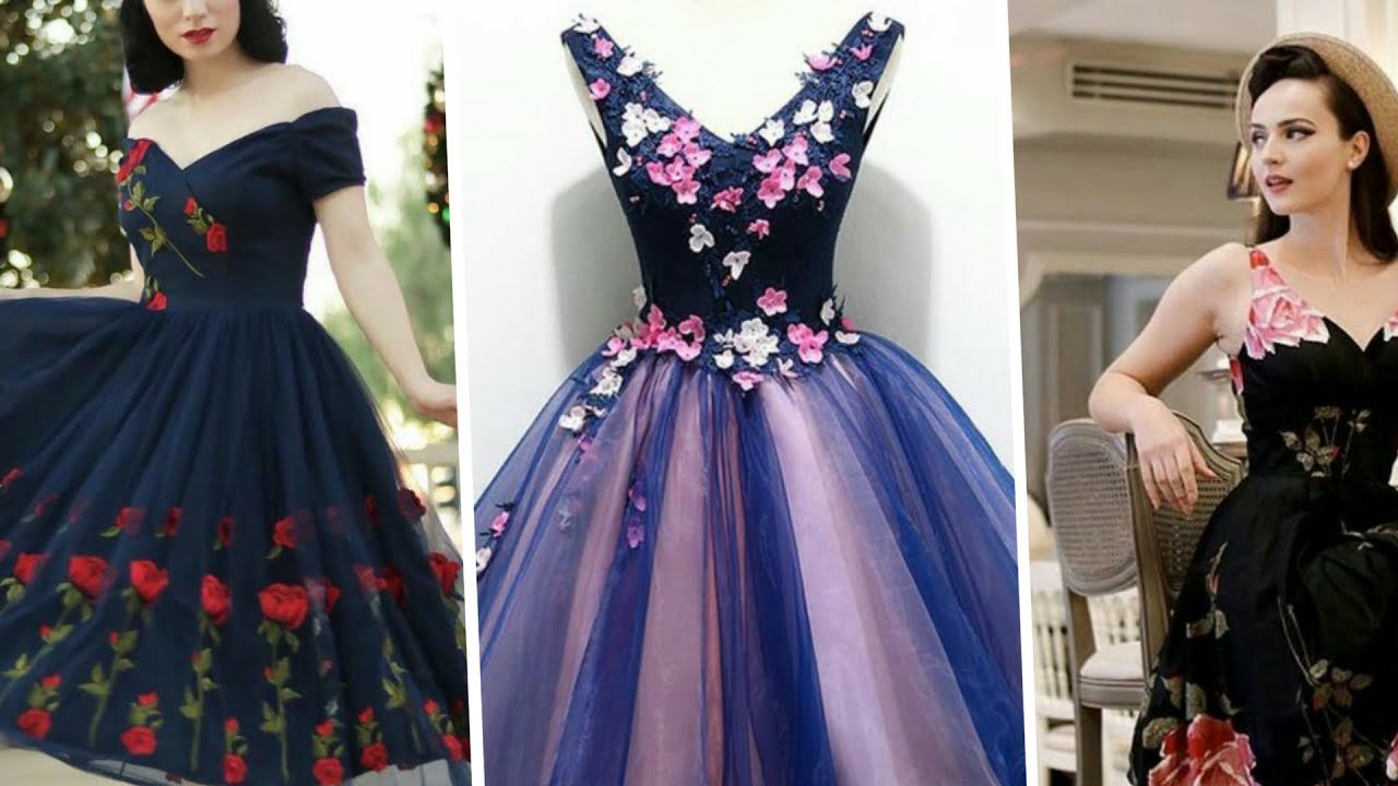 princess line long frock design
