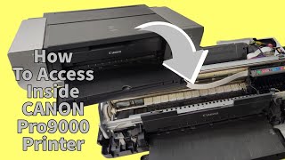 How To Remove Printer Top Cover for Maintenance or Repair Canon Pro9000 Pro9500