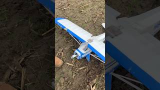 Hobby King Plane RC crash accident :):) FIRST test #piper j-3
