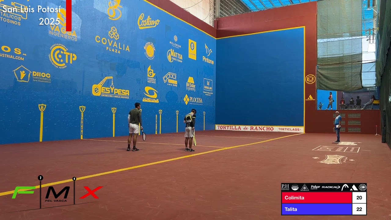 Abierto de Frontenis  Deportivo Potosino  Final SINGLES Colimita VS Talita