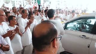 Arrival of Param Pujyapad Shree Shree  Acharyadeva  at Satsang Vihar Bhubaneswar