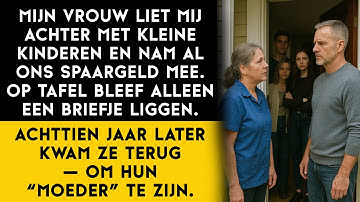 Mijn vrouw heeft mij en de kinderen verlaten voor haar minnaar…ze liet alleen een kort briefje achte