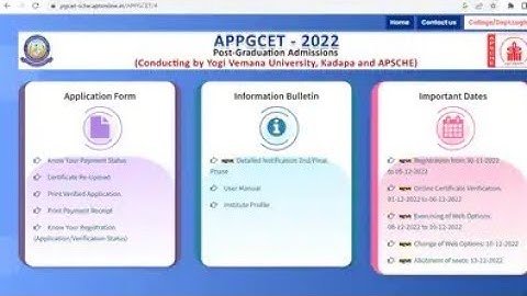 AP PGCET Counselling 2022: Final Phase Seat Allotment Result Out