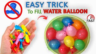 Easy Trick To Fill Water Balloons For Holi || How To Fill Water Balloon ||Auto Filling Holi Balloons