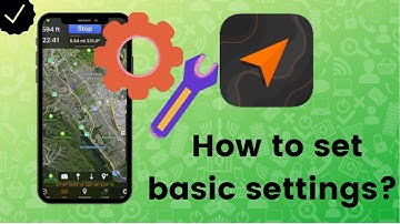 How to set basic settings on GPS Tracks?