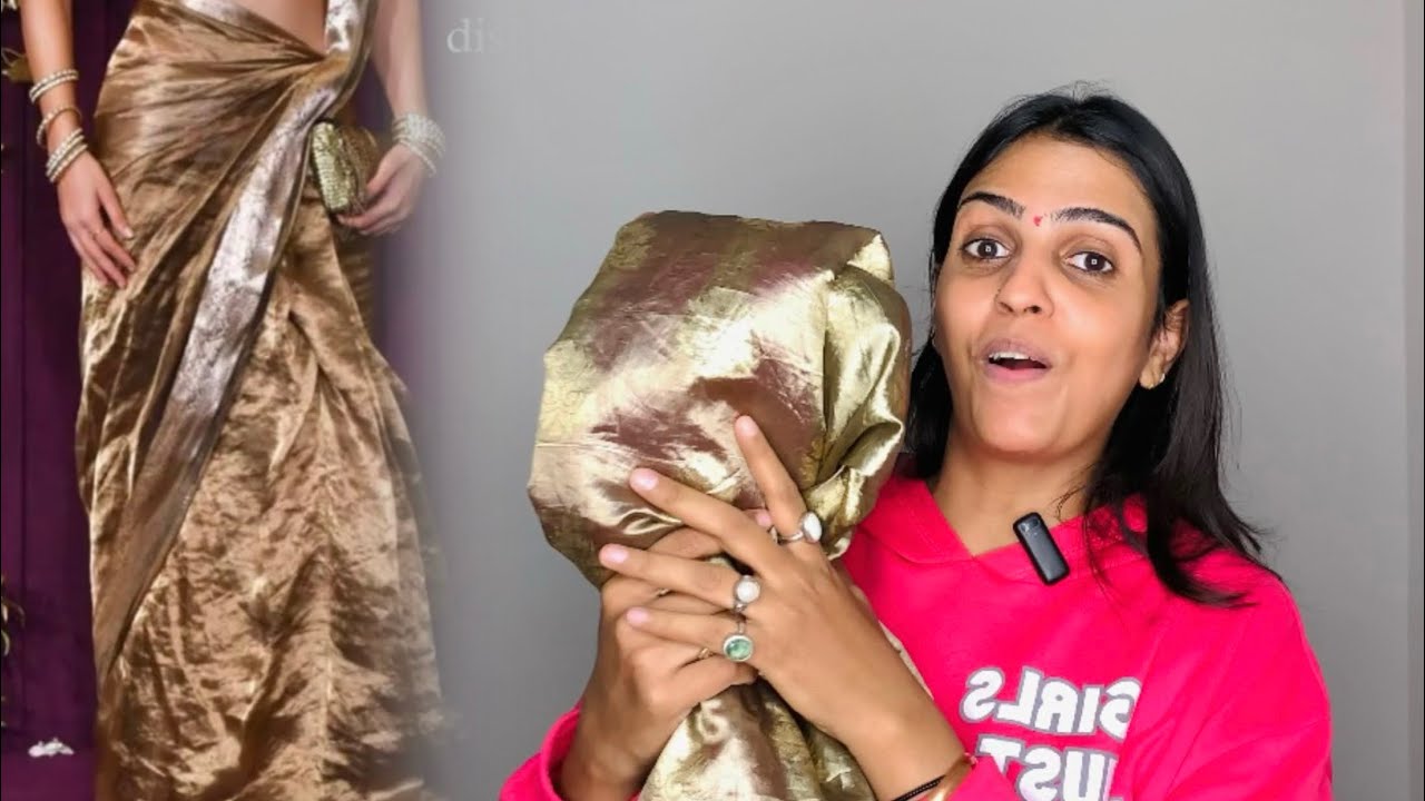 200/- me three Tissue Silk Saree..😲| IOC road market chandkheda || Divyani Malviya Vlog ||
