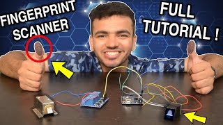 [HINDI] How to Make Fingerprint Door Lock at Home using Arduino Uno | Arduino Project