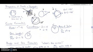 Geometry Unit 11 Review Video