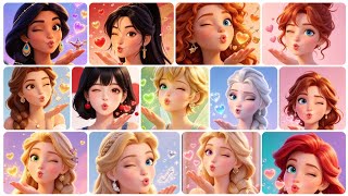 kisses cute DP images Cartoon kiss cute Whatsapp pics Girls love Dpz
