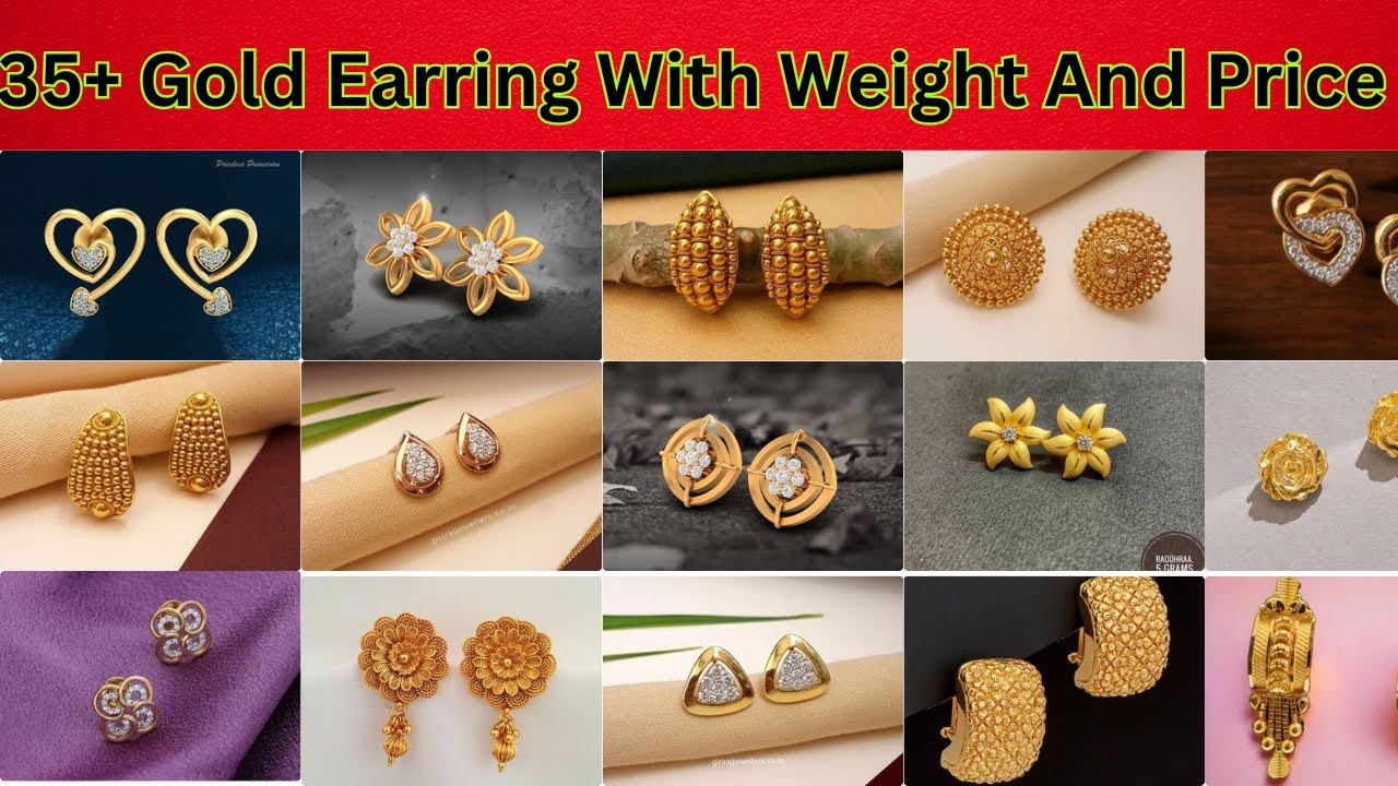 Polished Gold Earrings, Specialities : Unique Designs, Shiny Look, Perfect  Shape, Style : Modern at Rs 5,000 / Pair in Mysore