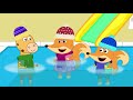 Fox Family cartoon for kids - adventures with the foxes #572
