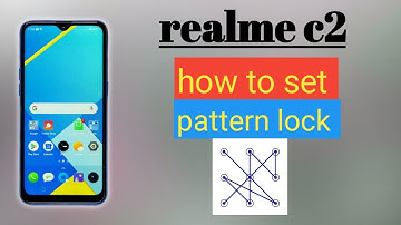 how to set pattern lock in  realme c2 & all realme mobile || mobile repairing hlep