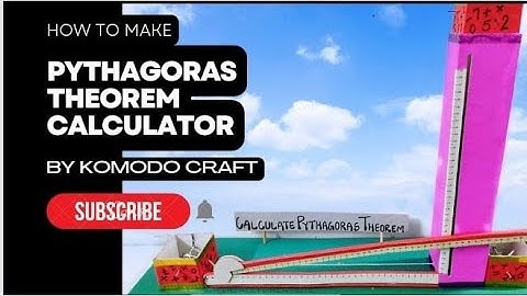 How to make Pythagoras Theorem model/Math TLM for exhibition/Pythagoras theorem working model