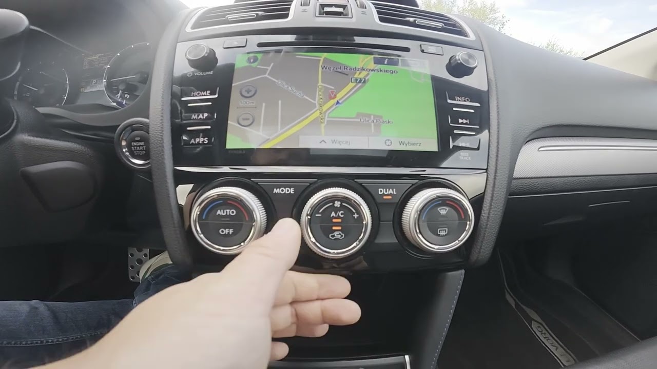 Subaru Levorg (2015-2018) – Как включить или отключить кондиционер