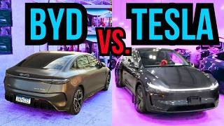 Начинает ли BYD пугать Tesla?