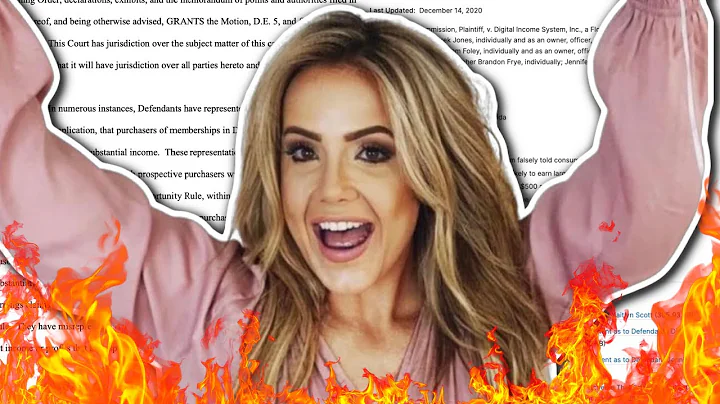 SERIAL MLM SCAMMER GETS SUED BY THE FTC.... AND KE...