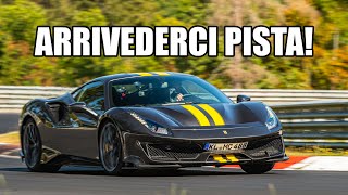 Selling the Ferrari 488 Pista! Last Lap of the Nürburgring.