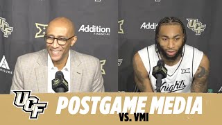 UCF men's basketball postgame vs VMI