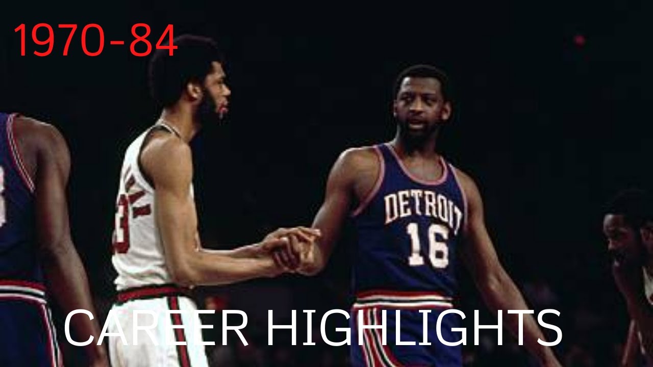 Bob Lanier Number 16 Jersey Detroit Pistons Inspir Tank Top - TeeHex