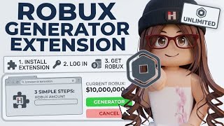 [NOW] Robux generator extension [FULL TUTORIAL NO CLICKBAIT]