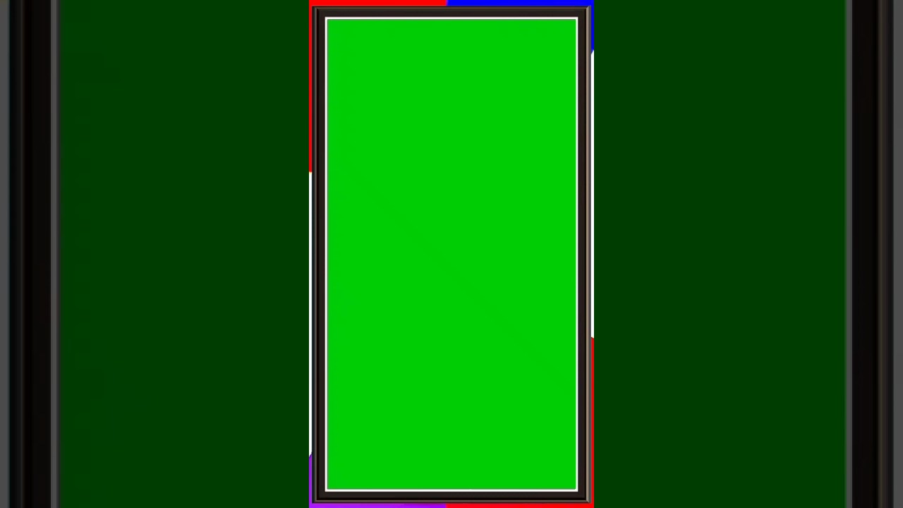 Green screen border Line #