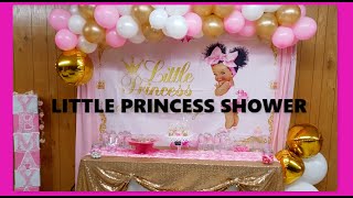 How to create a Pink Little Princess Baby Shower