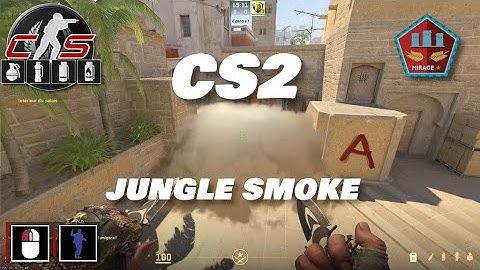 CS2 - Smoke Mirage Tetris to Jungle