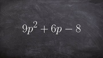 Factoring a trinomial using the box method