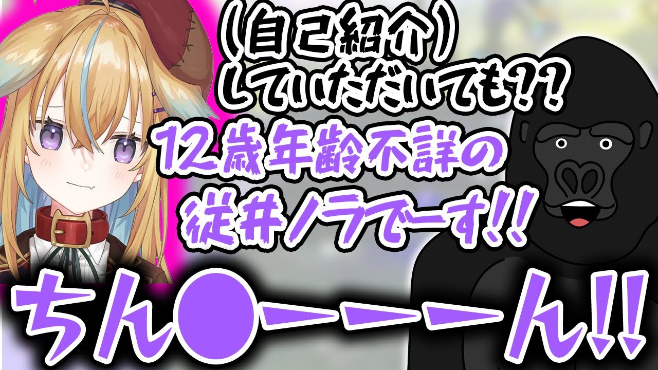 【面白まとめ】放送事故を連発する従井ノラと上回ろうとするゴリラが面白すぎたwwww【バーチャルゴリラ/パカエル/従井ノラ】