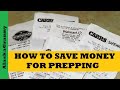 How To Save Money For Prepping - Prepping With Little No Money