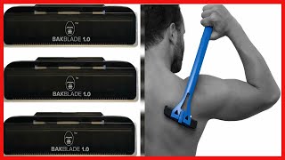 baKblade 1.0 Back Hair and Body Shaver Refill Replacement Cartridges. 4 Inch Extra-Wide Wet or Dry