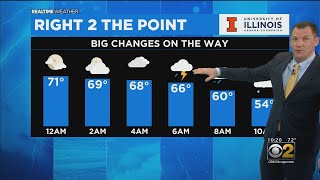 Storms And A Big Cooldown Coming