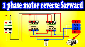 👉single phase motor reverse forward connection diagram | Ali Technical Power 👌