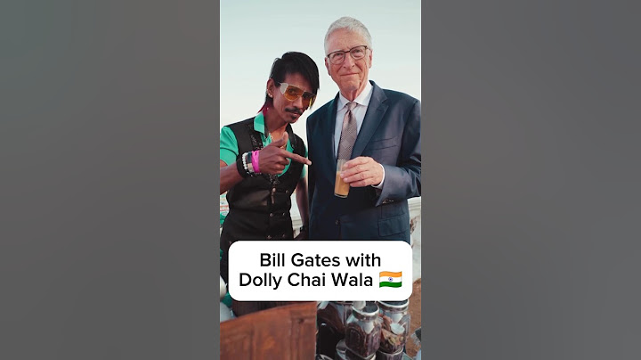 Bill Gates with Dolly Chai Wala 🇮🇳😂
