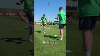 First training session let's goooo 🇮🇪👊