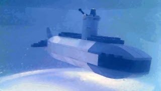 REAL Lego Submarine Water Test
