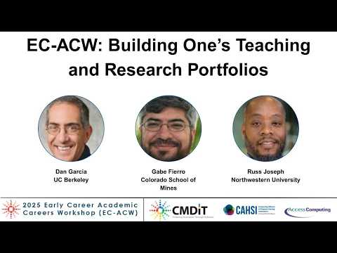 Building One’s Teaching and Research Portfolios