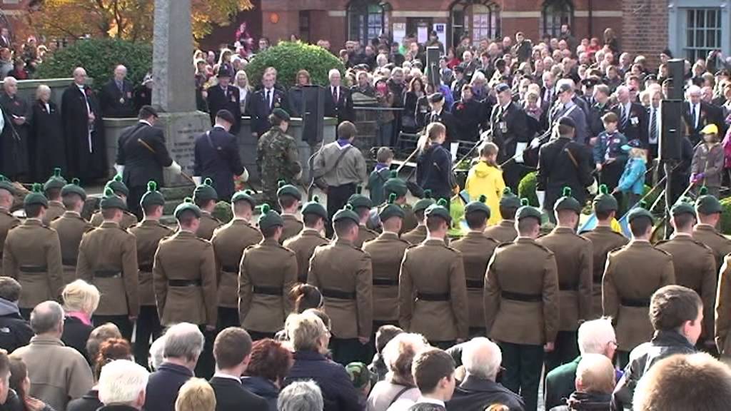 Remembrance day Sunday 10th November 2013