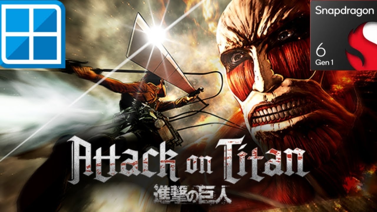 Attack on Titan Wings Of Freedom Pc In Android | Snapdragon 6 Gen 1 | Winlator Bionic Ludashi 2.8 